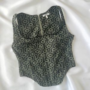 Miaou Campbell Corset Top